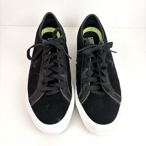 Converse Chuck Taylor Lunarlon Black Leather Sneakers Men’s 10 / Women’s 12